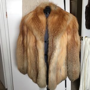 COPY - Original Red fox fur coat